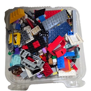 Assorted LEGO & Compatible Building Bricks, Plates, Wheels & Parts  Approx. 1 lb 2 oz
