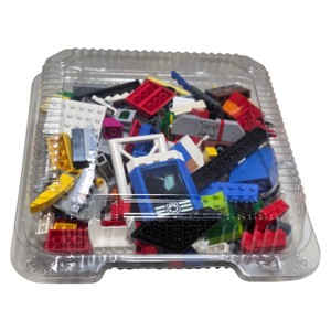 Assorted LEGO & Compatible Building Bricks, Windows, Wheels & Specialty Parts  Approx. 1 lb 2 oz