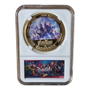 Marvel Avengers Assemble Stan Lee Excelsior Gold-Tone Commemorative Medallion