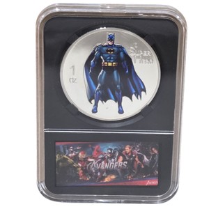 Batman 2014 Colorized 1 oz Round  Untested  As Found