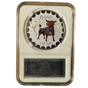 Taurus Zodiac CoinMedallion 420520 with Display Holder