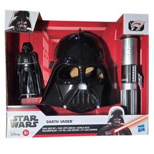 Star Wars Dark Side Role-Play Set  Mask, Lightsaber & Figure  Hasbro Open Box