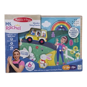 Melissa & Doug Ms. Rachel Wooden Song Puzzle  6 Songs, Ages 25