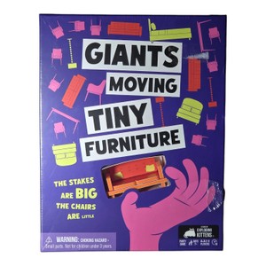 Exploding Kittens Giants Moving Tiny Furniture Party Game  Sealed