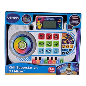 VTech Kidi Superstar Jr. DJ Mixer Musical Toy with Light-Up Turntable