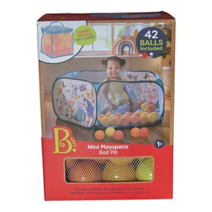 B. Toys Mini Playspace Pop-Up Ball Pit with 42 Balls & Carry Pouch
