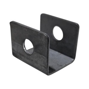 Lot of 40 Weldable Steel U-Brackets with Mounting Holes ZJ36-T20