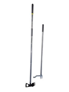 Lot of 2 Long-Handle Garden Weed Puller Tools  BARAYSTUS & ATFYERDEX