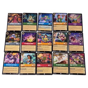 15 Disney Lorcana TCG Card Lot EN13 Maid Marian Ming Lee Buzz Lightyear