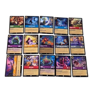 15 Disney Lorcana TCG Card Lot EN13 Merlin Hera Winnie the Pooh Sulley