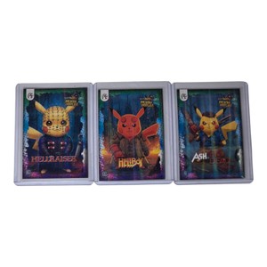 3 Pikachu Cosplay Horror Cards Hellraiser Hellboy & Ash vs Evil Dead Foil