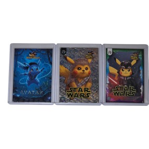 3 Pikachu Cosplay Specialty Cards Avatar & Star Wars Chewbacca Darth Vader