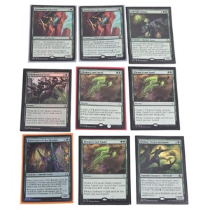 9 Magic The Gathering Green Card Lot Jadelight Ranger Rishkar Rhonass Last Stand