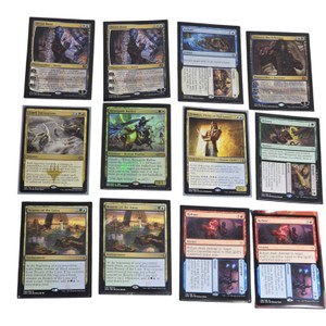 12 Magic The Gathering Multicolor Card Lot  Dovin Baan, Tezzeret & FNM Promo