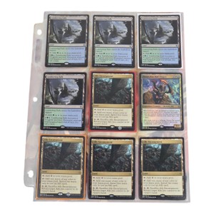 Magic The Gathering MTG Rare Land Card Lot of 9  Lumbering Falls, Ally Encampment & Foil Noyan Dar