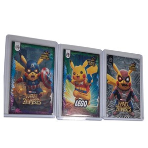 3 Pikachu Cosplay Specialty Cards Marvel Zombies Captain America Spider-Man & LEGO