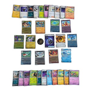 Pokmon TCG Lot of 34 Cards  Coin  Dark Bell, Voltaic Energy, Primarina, Goodra