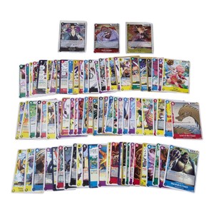 One Piece Card Game TCG Large Mixed Lot  EnglishJapanese Sabo, Curly Dadan, Lafitte & More