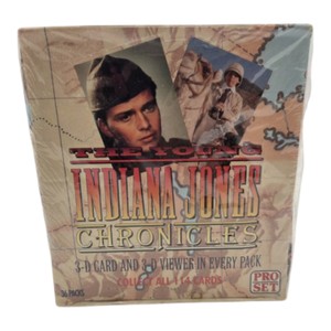 New Factory Sealed The Young Indiana Jones Chronicles Pro Set Trading Cards 36-Pack Box