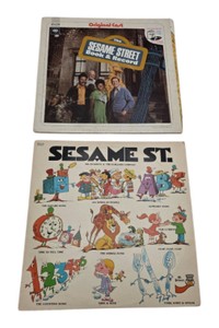 Sesame Street Book & Record 1970 Mr. Pickwick Funlearn Company Vintage Kids