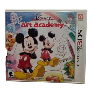 Disney Art Academy Nintendo 3DS Video Game Educational Drawing Art Instruction