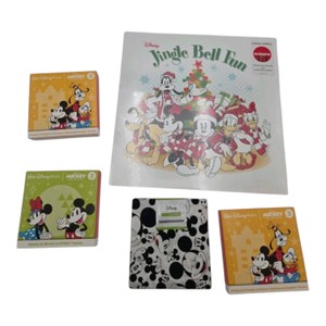 Lot - Disney Jingle Bell Fun Mickey Mouse Limited Edition Holiday Vinyl & More
