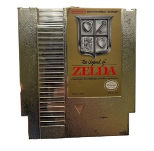 NES The Legend of Zelda Gold Cartridge Japan Nintendo 1985 8-Bit-Loose Untested