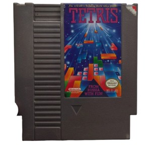 NES Tetris Japan Nintendo 1985 Puzzle Video Game Retro 8-Bit - Loose Untested