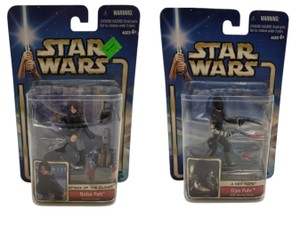 Lot of 2 Hasbro Star Wars Saga Collection Djas Puhr & Boba Fett Action Figures