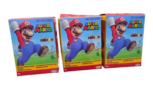 Lot of 3 Super Mario JAKKS Pacific Collectible Figures  Tanooki Mario, Goomba & Hammer Bro