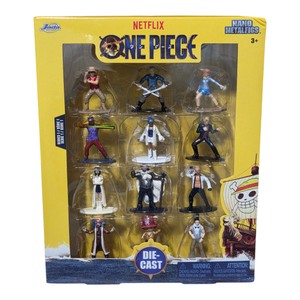 Jada Toys Netflix One Piece Nano Metalfigs Series 1 Die-Cast 12-Pack Collector Set