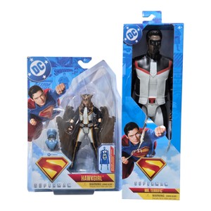DC Studios Superman Hawkgirl & Mr. Terrific Spin Master Action Figure Lot
