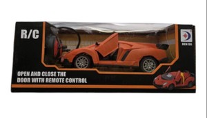 RC Sports Car Remote Control Battery Operated - Orange - By Ren Da