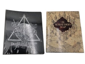 Harry Potter Deathly Hallows 3 Ring Binder & Pocket Folder Office Organizer