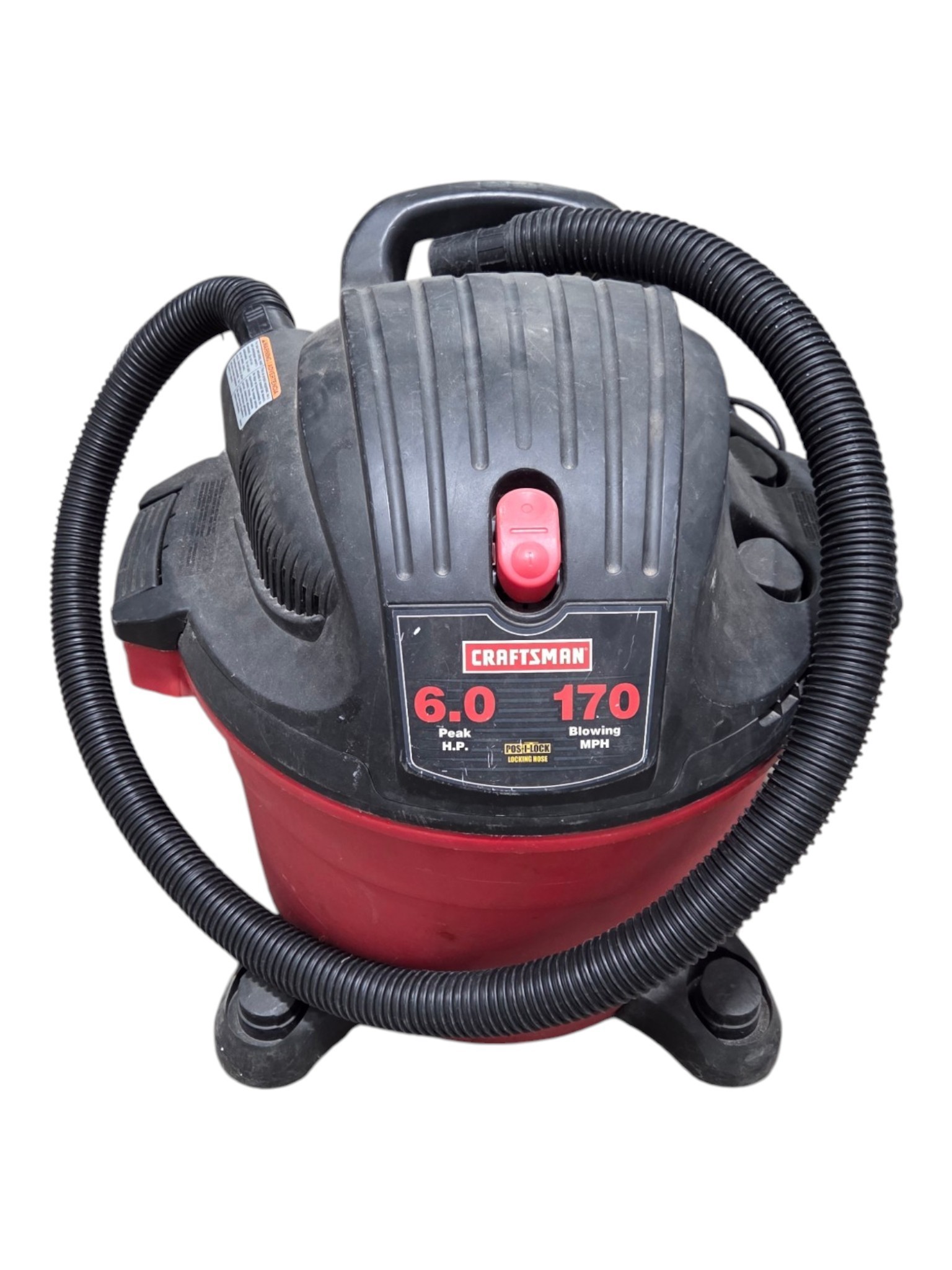 Craftsman 16 Gal WetDry Vac 6.0 Peak HP 170 MPH With Hose