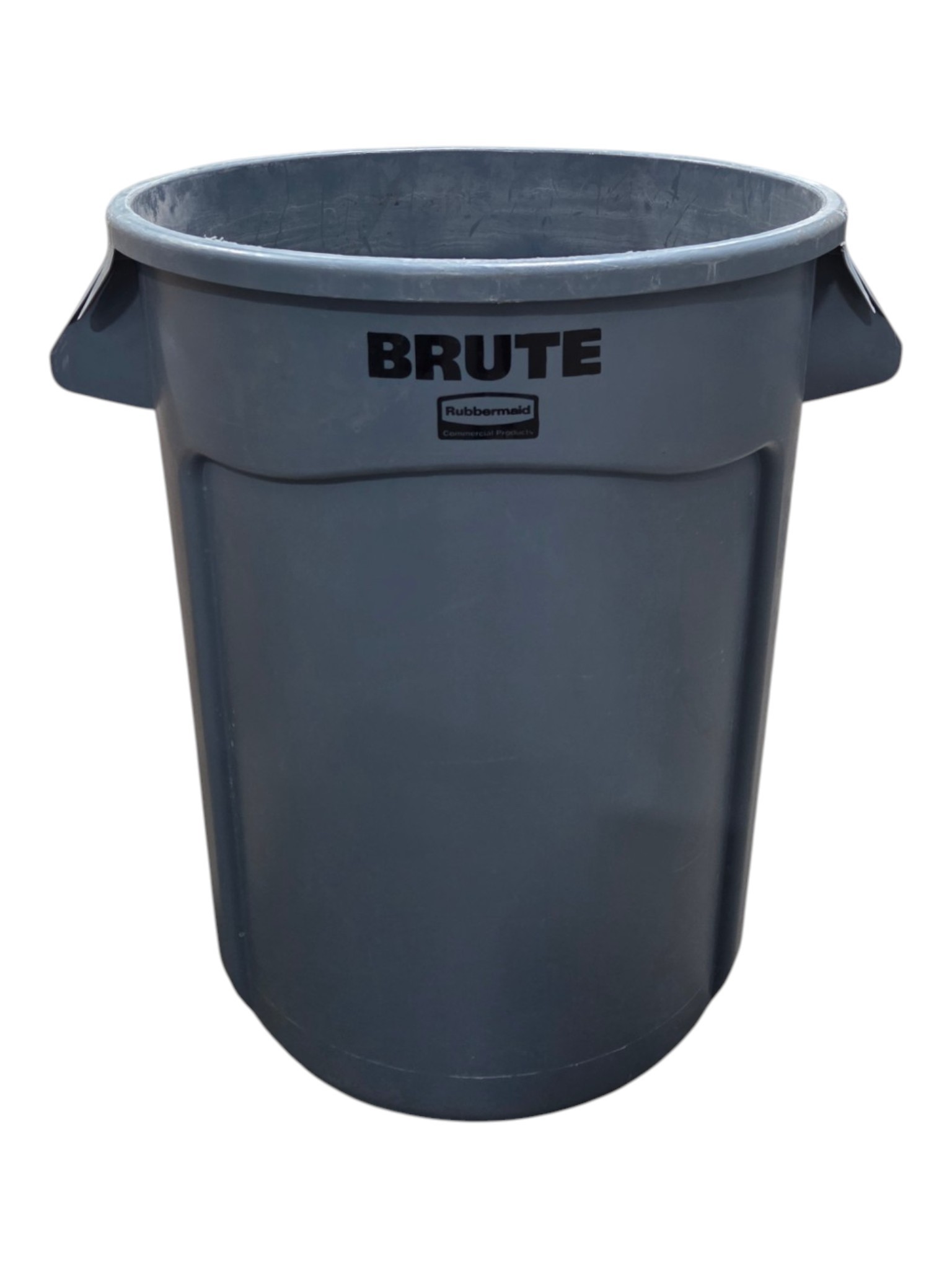 Rubbermaid Brute 32 Gal Gray Vented Trash Can  Utility Container No Lid