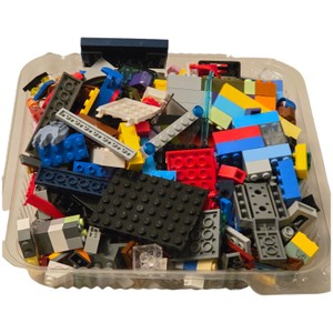 Assorted LEGO Building Pieces Lot  Scale Shows 1 lb 2.2 oz