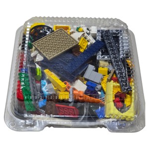 Assorted LEGO Bricks, Plates & Technic Parts Lot  Approx. 1 lb 2 oz