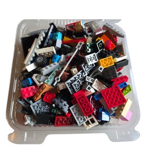 Assorted LEGO & Compatible Building Bricks Parts Lot  Approx. 1 lb 1.8 oz