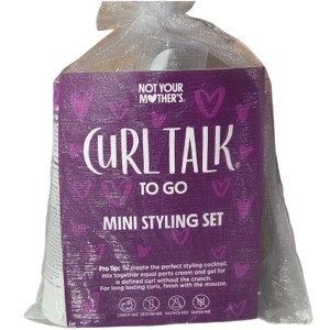 Lot of 4 Not Your Mothers Curl Talk To Go Mini Styling Sets  12 Pieces Total