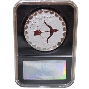 Sagittarius Zodiac Collector Coin in Display Slab  Worth Coin World Collection