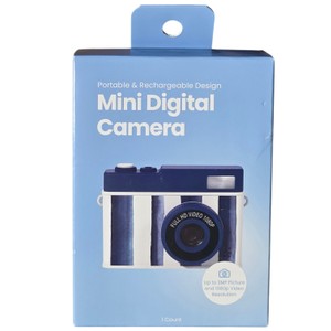 Mini Digital Camera  1080p Video, 3MP Photos, FrontRear Cameras  Open Box