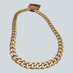 Spirit Halloween Deluxe Pimp Chain Gold-Tone Costume Necklace with Original Tag