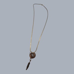 Western Cowboy Hat & Feather Altered Penny Pendant Necklace