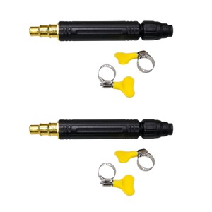 Lot of 2 GAO YASHUQIANG Car Wash Jet Nozzles with Hose Clamps  X0054OHTCF