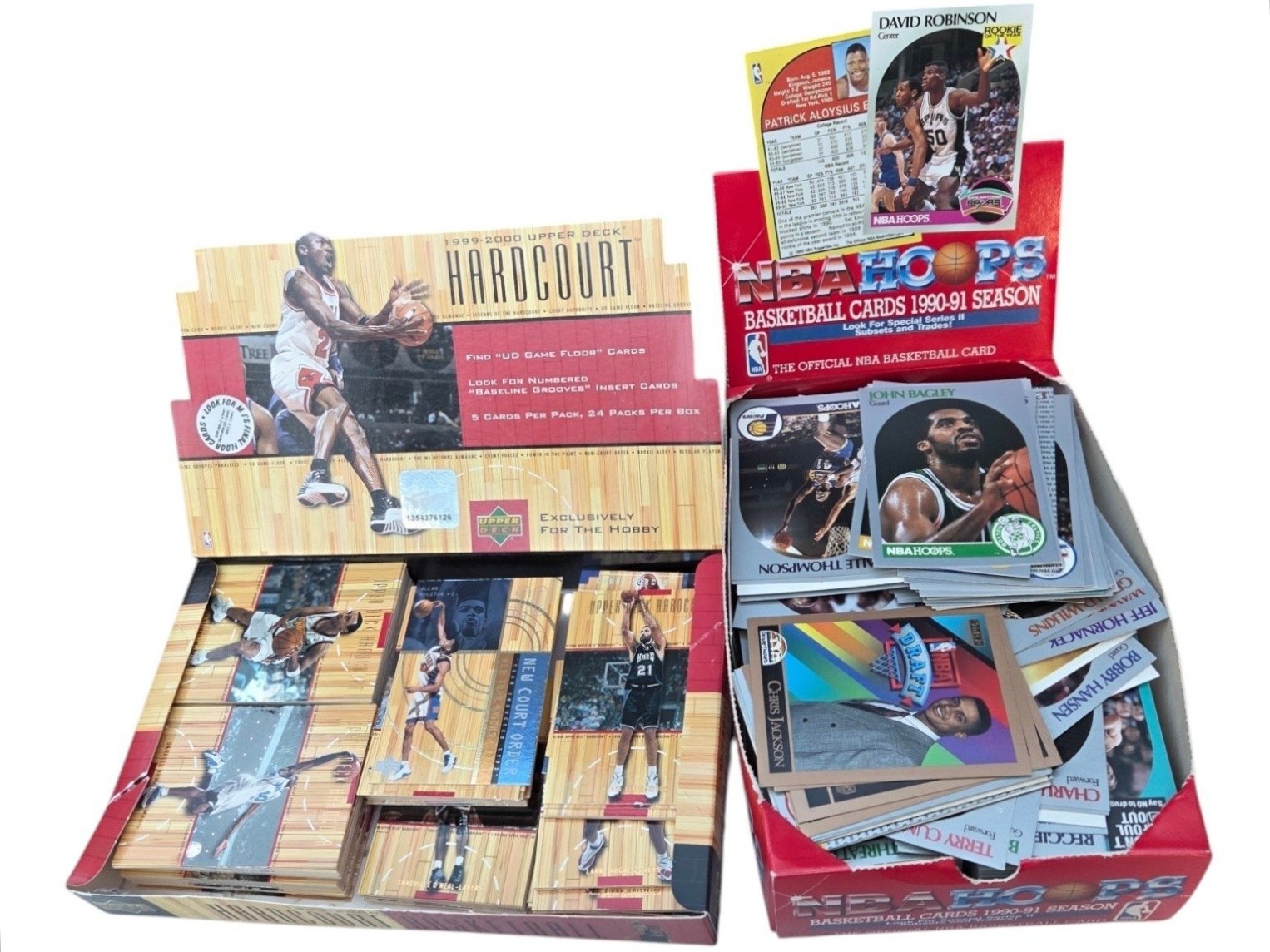 Basketball Trading Card Lot With 1999-2000 Upper Deck Hardcourt