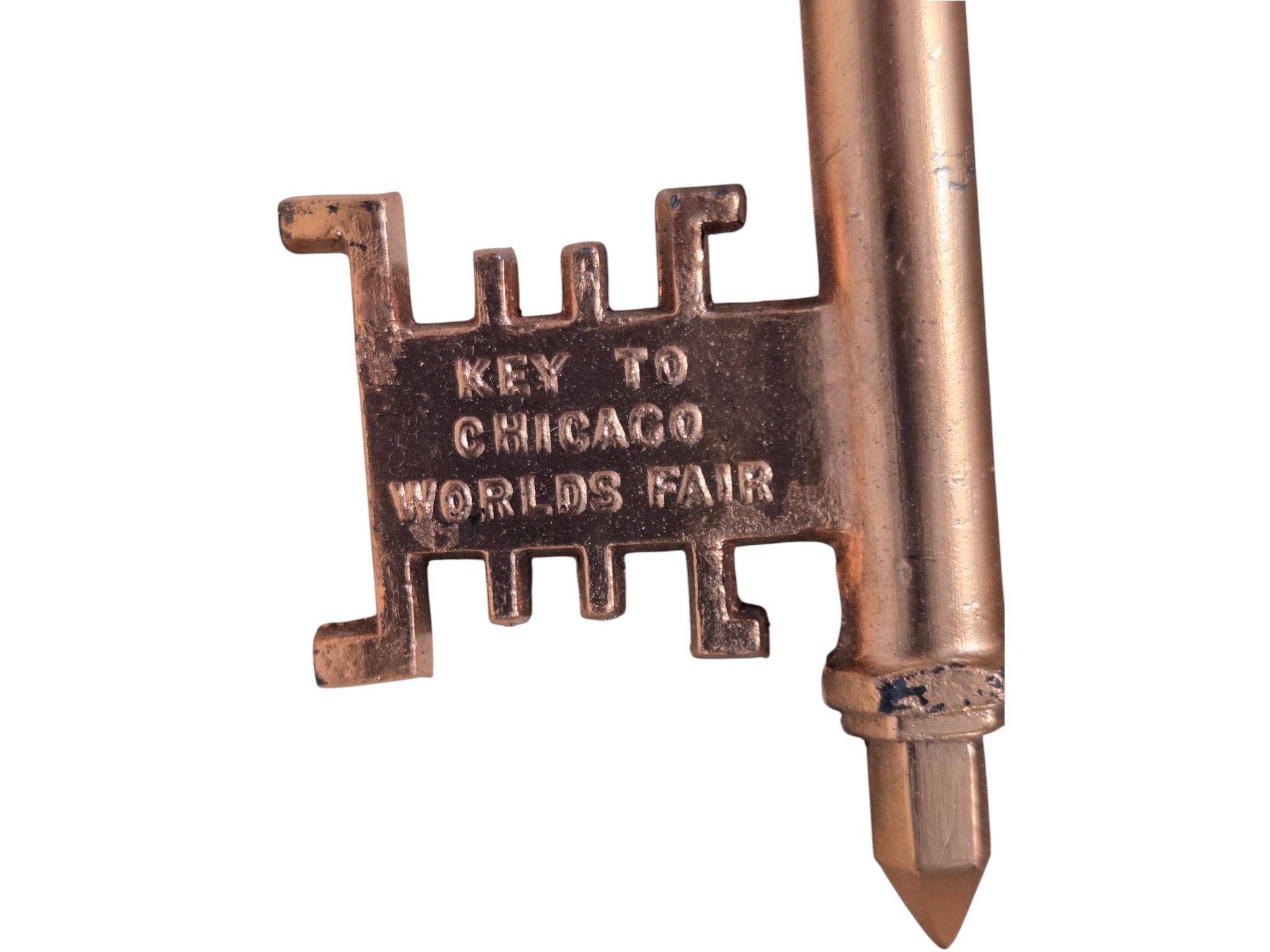 1933 Chicago World's Fair Century of Progress Souvenir Key in