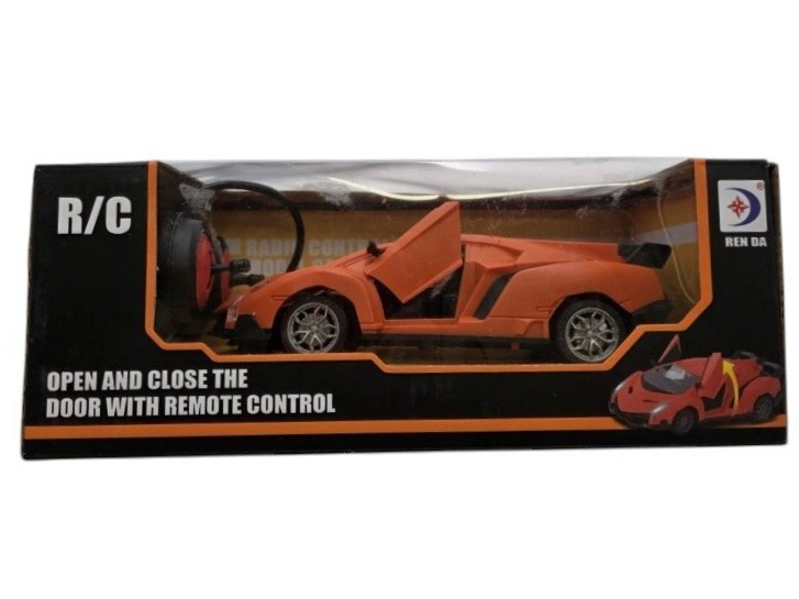 RC Sports Car Remote Control Battery Operated - Orange - By Ren Da