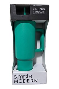 Simple Modern 40 oz Trek Tumbler with Straw Lid & Handle  Green