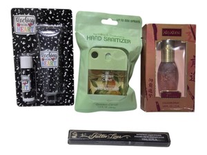 Mixed Beauty & Personal Care Lot  KVD Eye Liner, Xia Xiang Cologne, Hand Sanitizer & Gift Sets